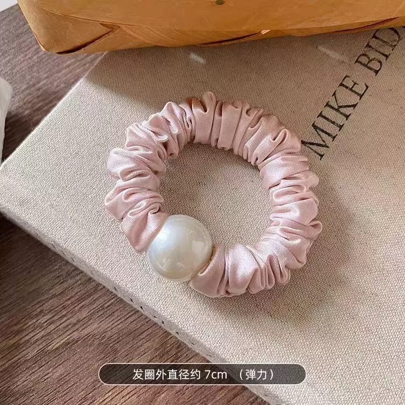 Elastic sports rostometer for gym, ponytail, durable hair rope, harmless hair accessory, no hair damage