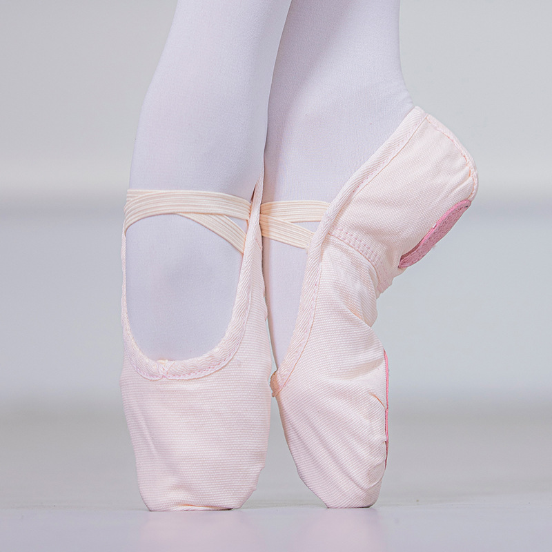 Zapatos de baile para niños sin cordones zapatos de baile para adultos de ballet de fondo suave para interiores práctica de baile zapatos de yoga zapatos de garra de gato para mujeres