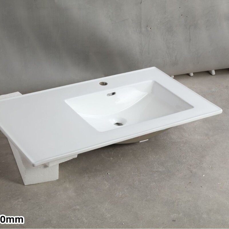 幅50cmのセラミック一体型洗面器、Lサイズ、幅55cm、カット可能な角とエッジの洗面台、幅60cmの洗濯機用洗面器|undefined
