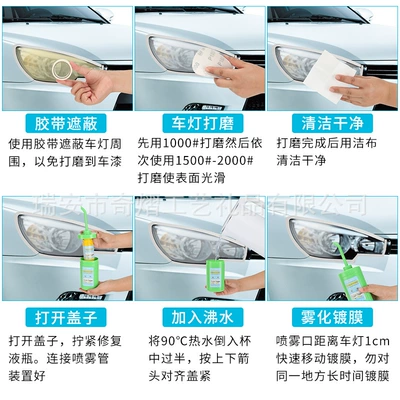 Liquid Car Liquid, Auto glass repair liquid