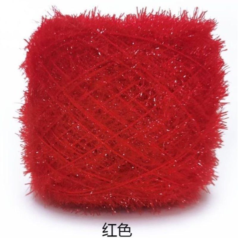 玻璃丝睫毛线洗碗巾水晶玻璃丝刷碗线韩式单边亮丝线亚克力洗碗线