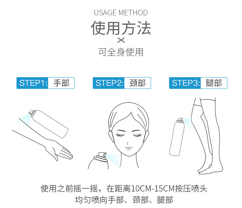 厂家供应雾化舒缓保湿喷雾水小分子保湿滋养护肤爽肤水化妆品加工详情14