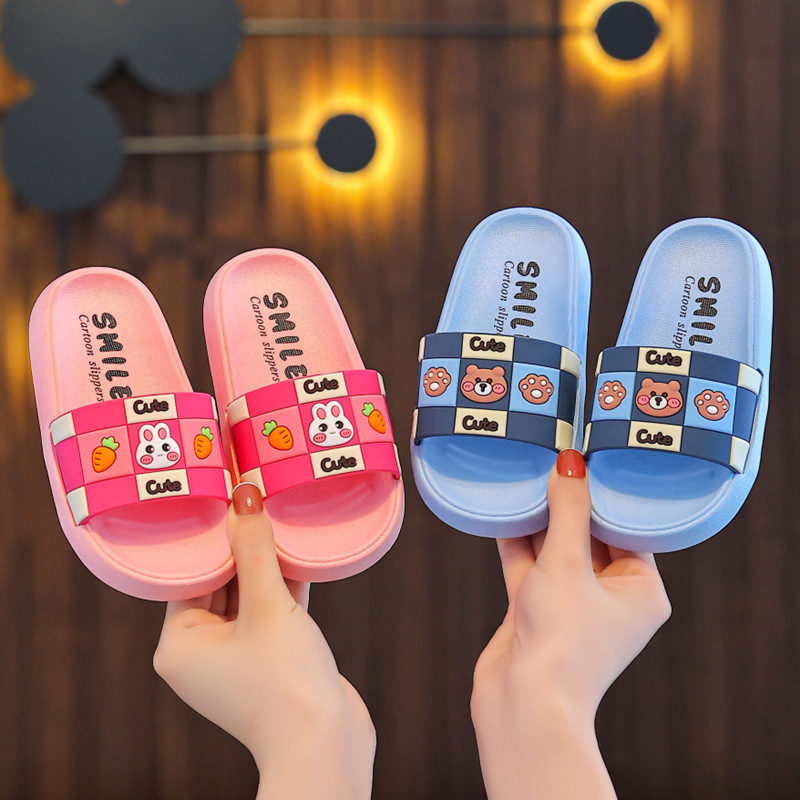 2026 New Model Children's Indoor Non-Slip Thick Cartoon Cute Boys' Slippers for Students, Suitable for Outdoor Wear, Summer Beach Wholesale