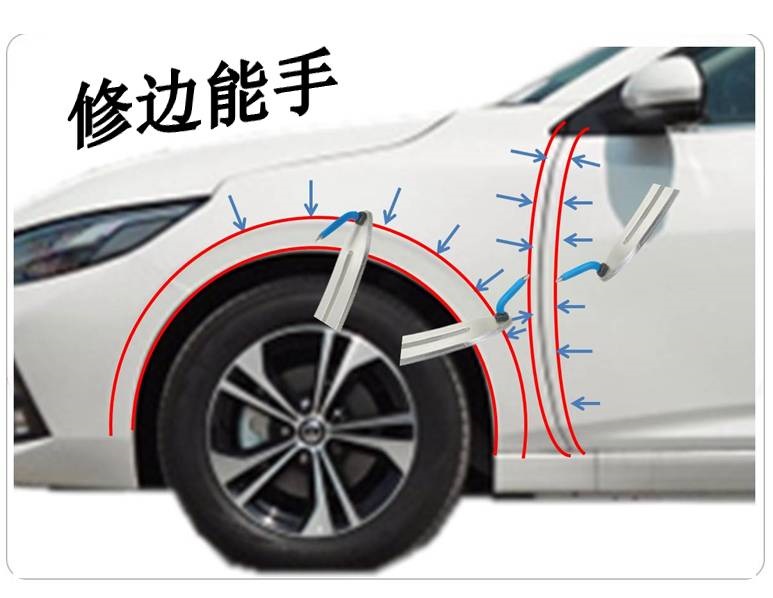 汽车叶子板滑杆翼子板轮眉维修撬棍撬杠凹坑免喷漆钣金工具