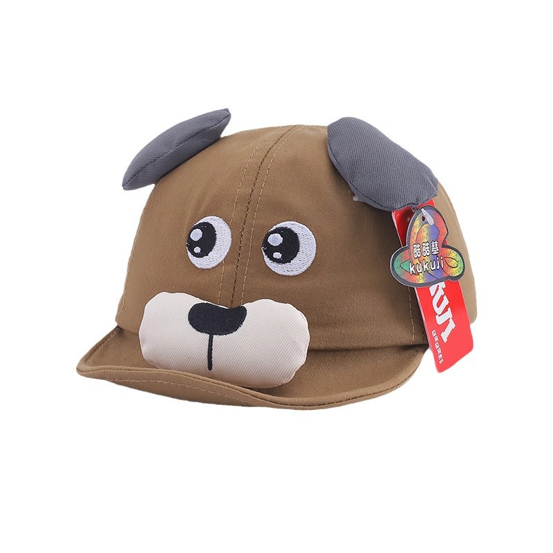 Sombreros para bebés primavera y otoño delgados para bebés masculinos y femeninos, gorras de lengua suave, gorras de béisbol de dibujos animados para niños adorables.