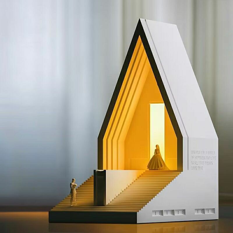 Anaya Auditorium Night Light Cement Concrete Table Lamp Ambient Light Ornament Wedding Souvenir Chinese Valentine's Day Anaya Auditorium Night Light Cement Concrete Table Lamp Ambient Light Ornament Wedding Souvenir Chinese Valentine's Day