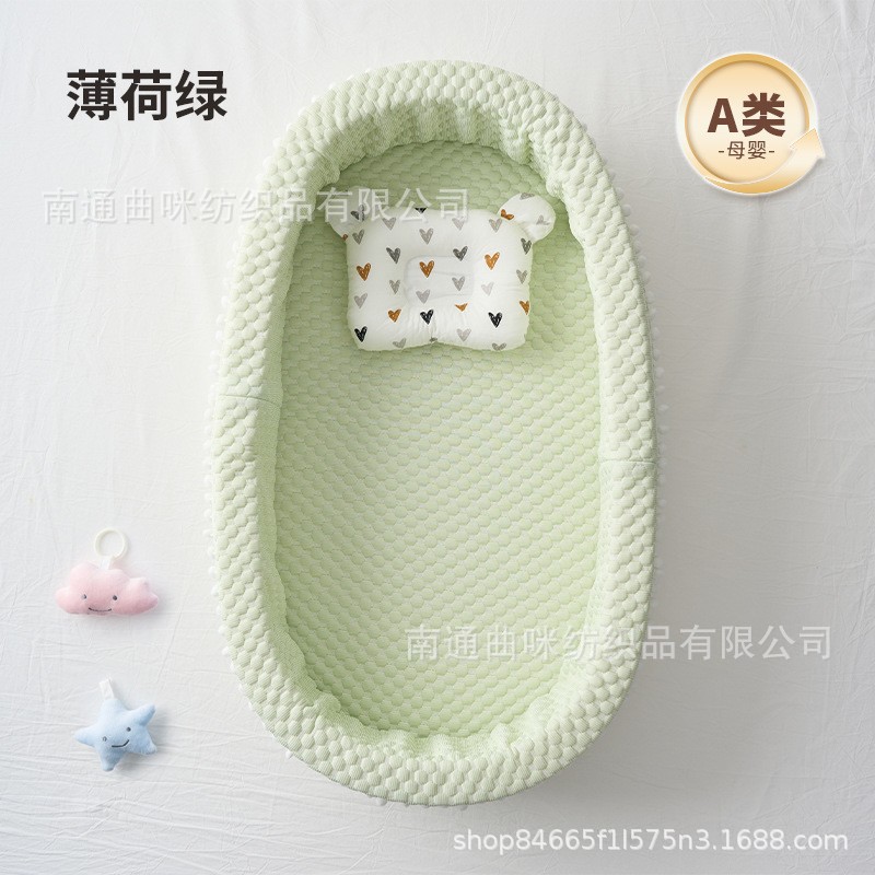 Cama portátil transfronteriza de nuevo modelo para cambiar pañales, extraíble y lavable, plegable, cama biónica para cambiar pañales