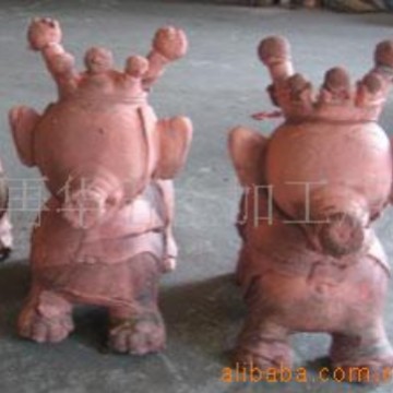 特制搪胶充气大马牛羊鹿球类搪胶模具产品玩具模具黄铜模