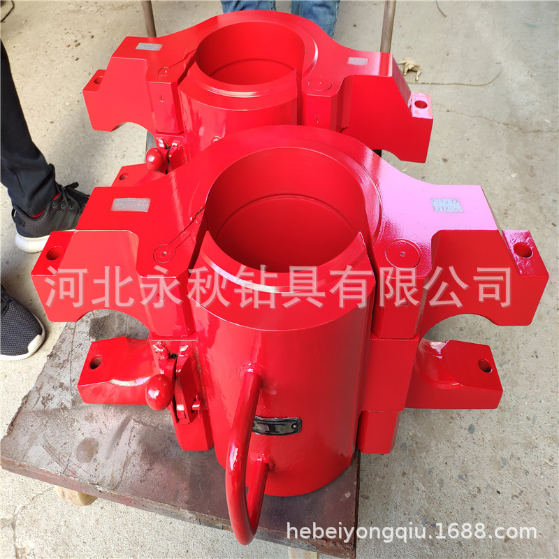 现货销售 5寸钻杆吊卡 CDZ18度 斜坡吊卡 侧开活门吊卡 套管吊卡