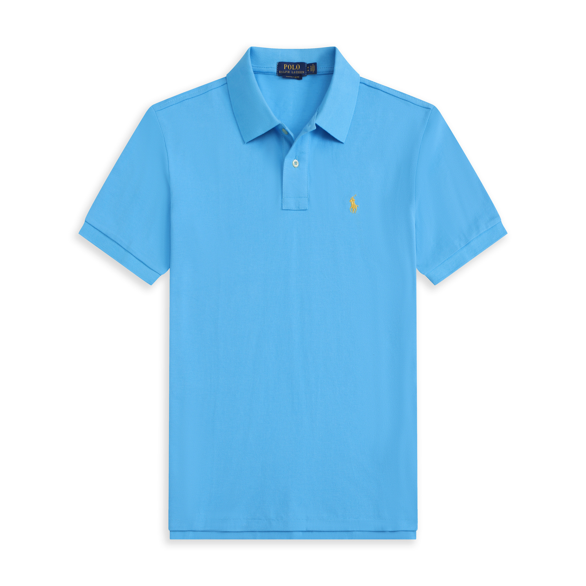 Lake blue yellow label / S