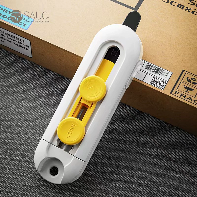 Magnetic courier knife Beautiful worker knife does not hurt the hand box, the fans of the clip, the courier dedicated paper knife