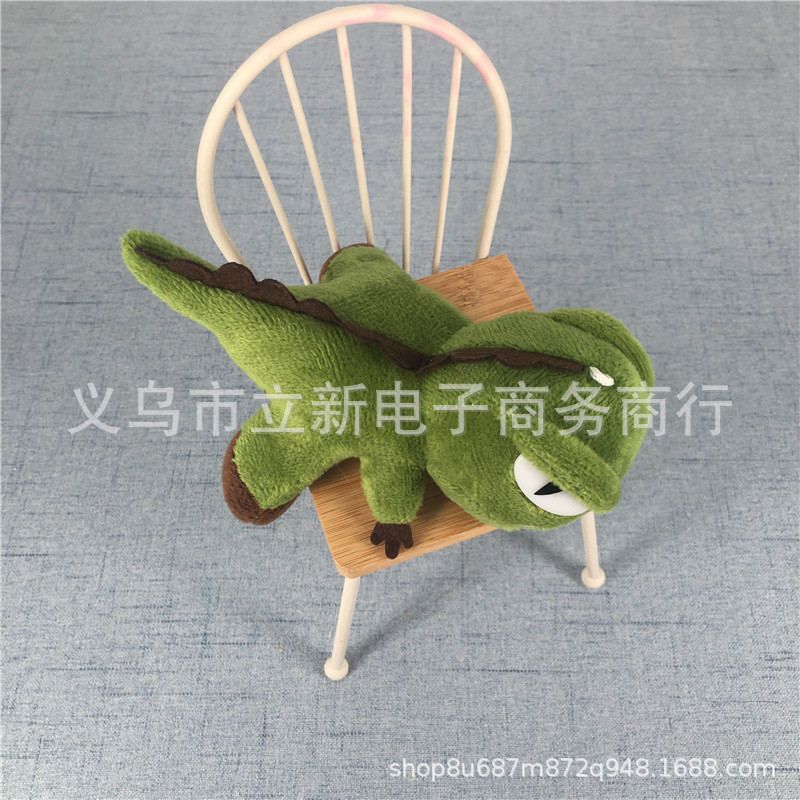 그린 공룡 봉제 인형 헤어 액세서리 인형 티라노사우루스 렉스 그라스 인형 10CM