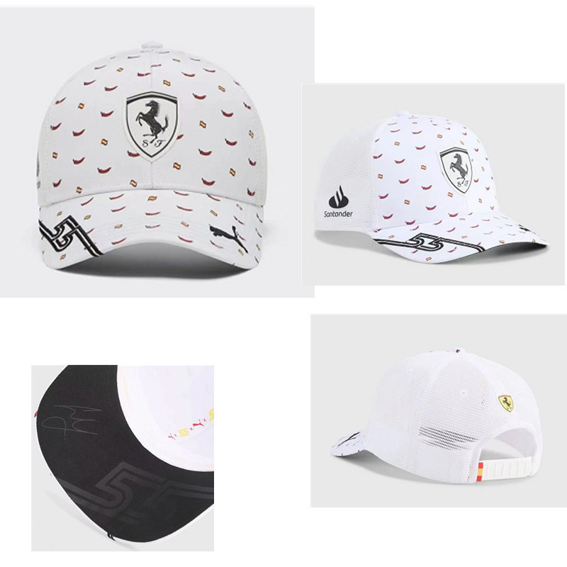 クロスボーダー FF AliExpress 新ラリー調整可能なスポット男性と女性のファンカーブエッジレーシングカーピークキャップ|undefined