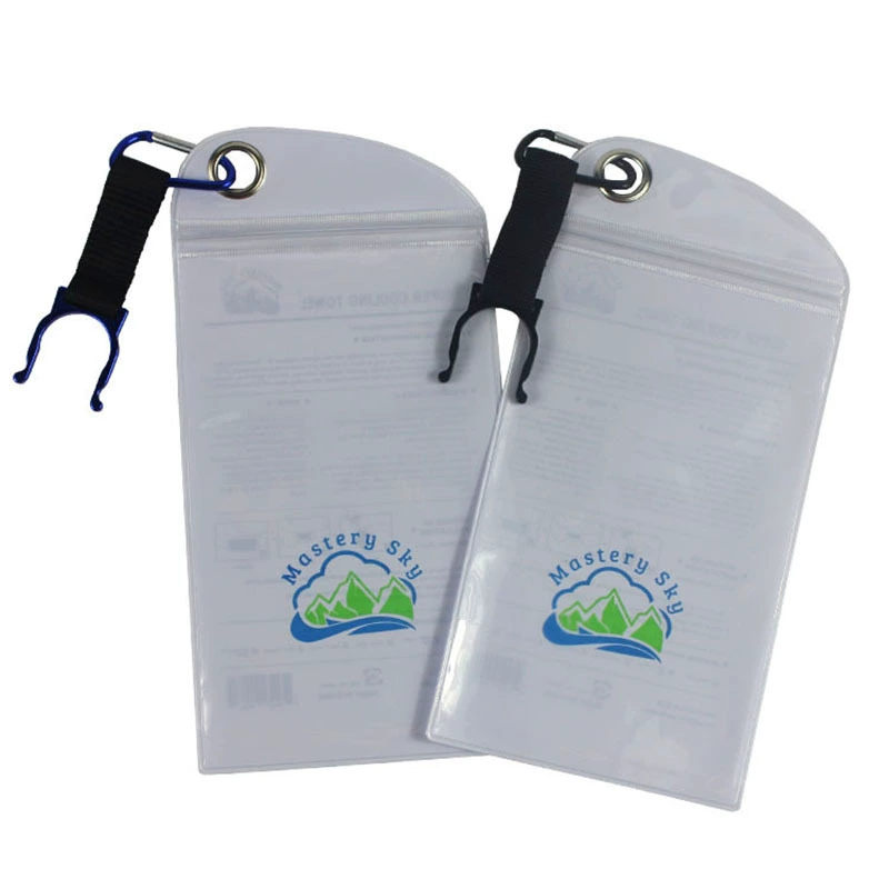 Сумка полотенца упаковывая с сумкой полотенца льда ПВК сумки одежды фабрики крюка пряжки бутылки с водой сразу водоустойчивой упаковывая