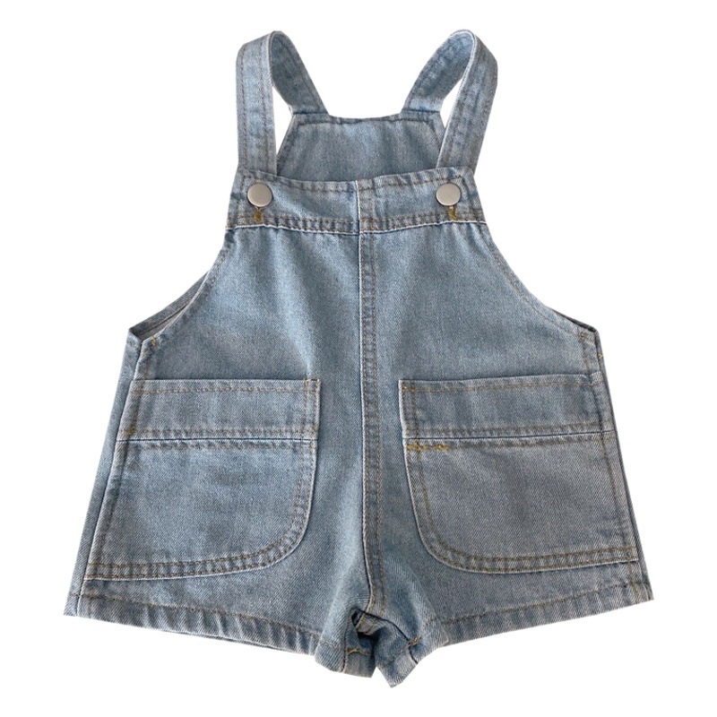 Pantalones cortos de mezclilla para niñas Corea del Sur ropa para niños y niñas bebé quinto pantalones sueltos bebé niñas pantalones casuales verano