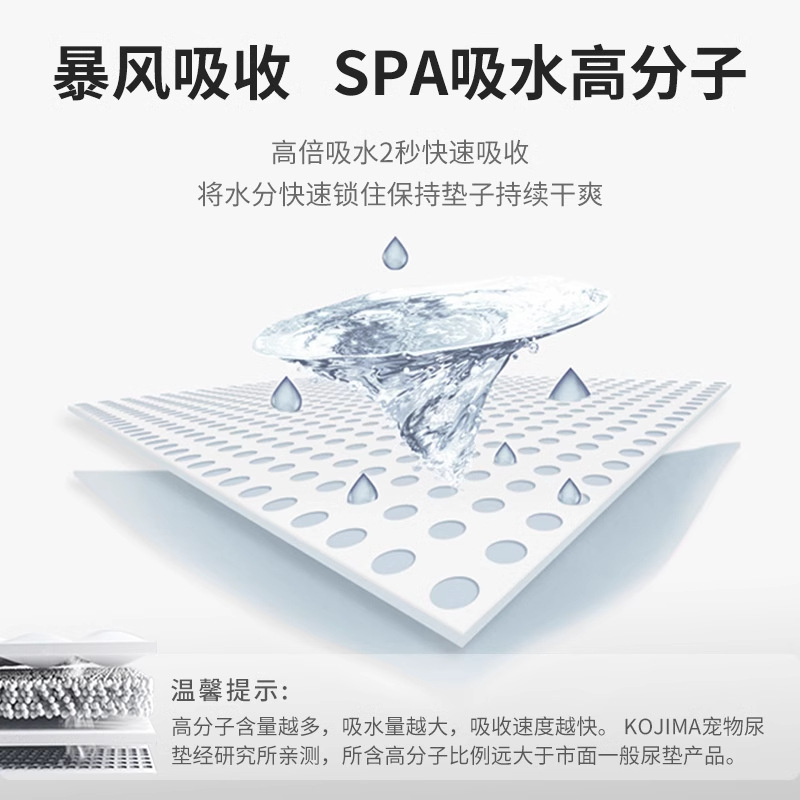 KOJIMA Pet Recién Nacido Perro Gato Alfombrilla de parto Higiene Interior Alfombrilla de pañales Baño desechable engrosado