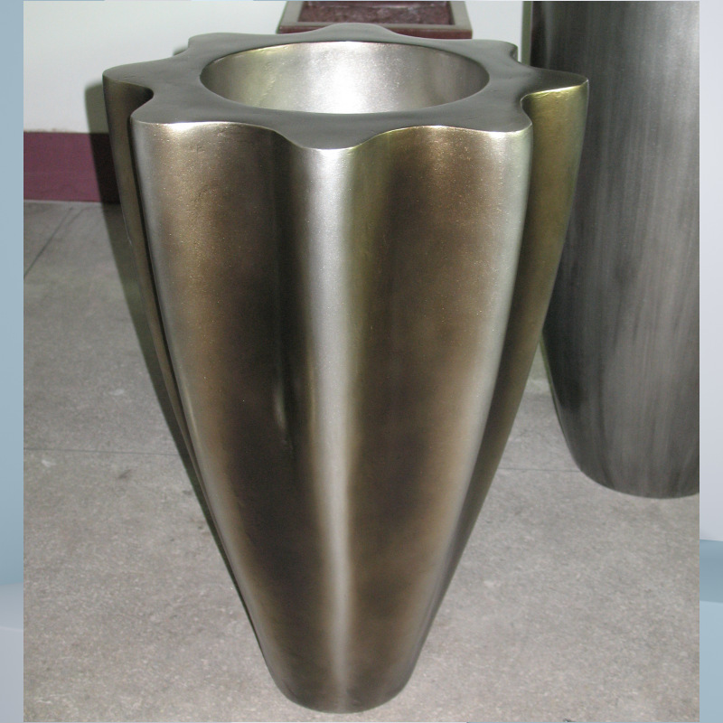 FPVC floral maceta de flores al aire libre de hoteles ventas interior vasijas de flores material resistente a la corrosión hecha a mano