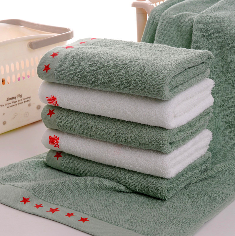 Towel factory wholesale military green towel dark green towel white towel military training standard fire military training towel