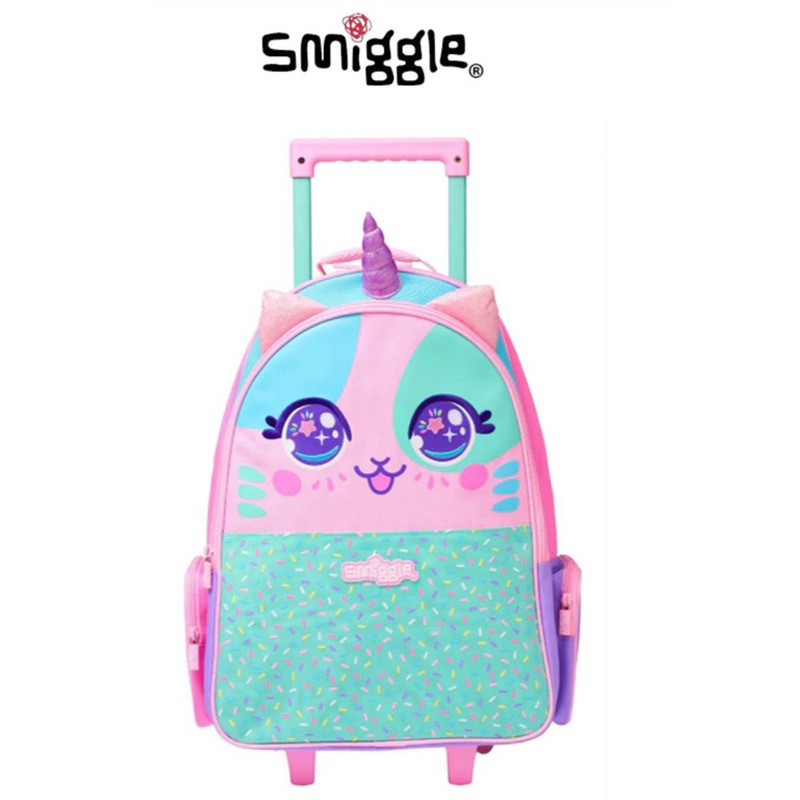 La mochila australiana smiggle trolley puede llevar una mochila grande para estudiantes, una mochila remolcadora, una bolsa de viaje nueva de gran capacidad