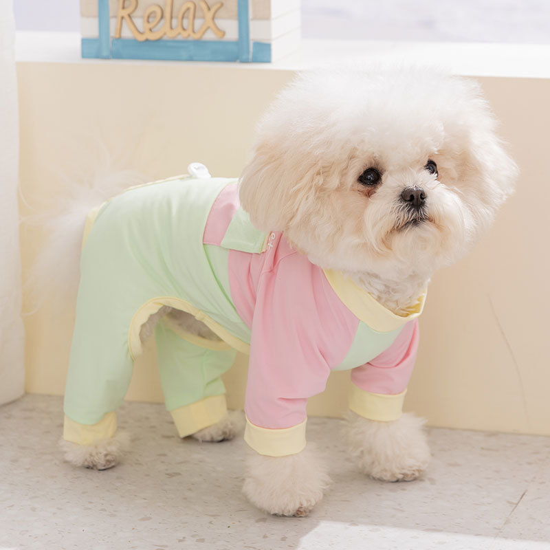 Two-tone Cool Summer Thin Pet Clothing For Small Medium-sized Dogs, Such As Teddy And Bichon, With An Ice-cool Sun_voghion.com
