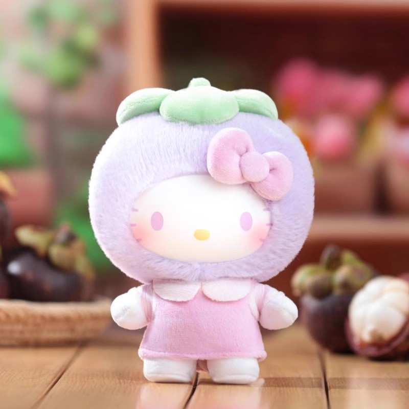 本物のサンリオハローキティフルーティーパラダイスシリーズぬいぐるみブラインドボックストレンディなフィギュアかわいい人形装飾品卸売|undefined