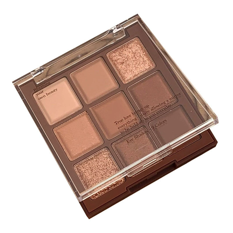 Acrylic eye shadow, matte eyeshadow palette, earth tones, natural makeup