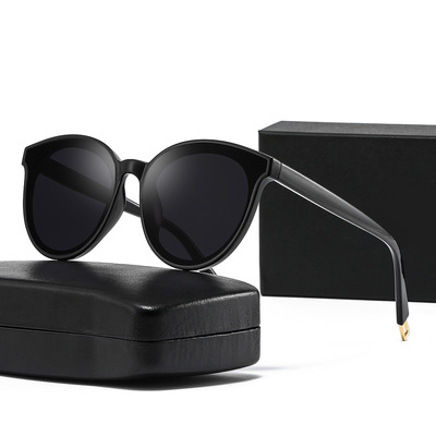 戀愛先生太陽鏡 藍色大海同款圓形偏光太陽眼鏡新款韓版gm墨鏡ins