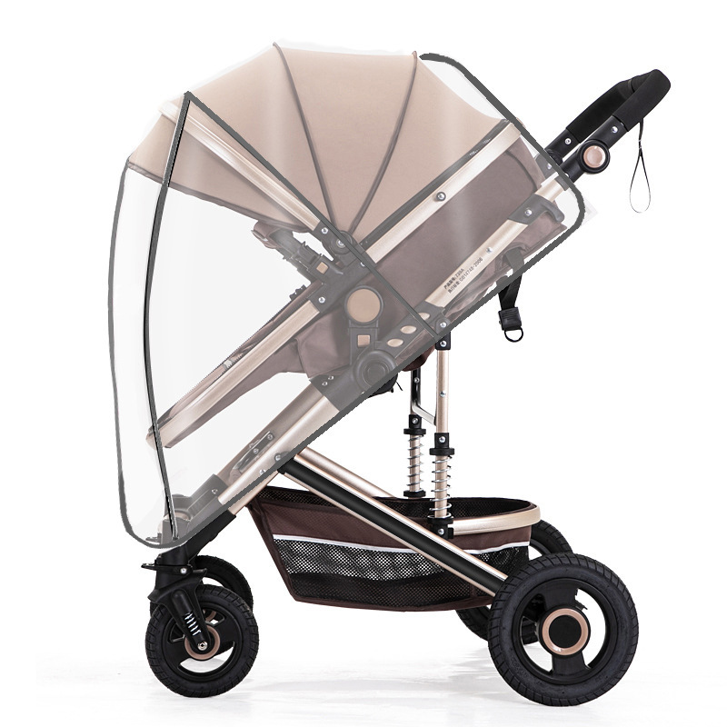 Cubierta universal para cochecito de bebé, protector contra el viento para cochecito infantil, cubierta tipo paraguas para cochecito de bebé, funda protectora, impermeable, material EVA.