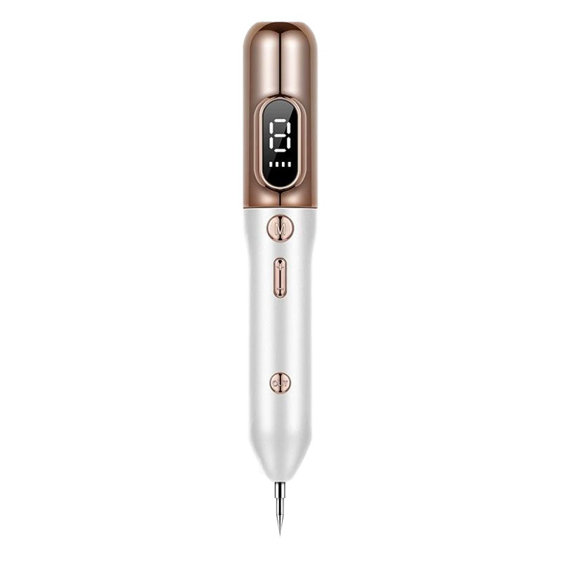 Популярный кросс-граничный электрический косметический стилус с синей подсветкой, маленький белый стилус для удаления металлического корпуса, косметический инструмент для салонов красоты