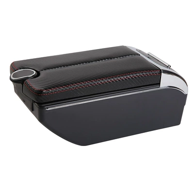 Armrest box, India's Tata Tirgo Armrest - double-door-carbon-fiber-plating