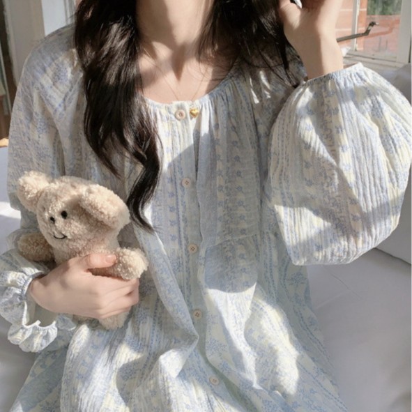 Brand spring gauze breathable long-sleeve