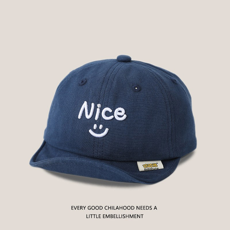 Sombreros para bebés primavera y otoño delgados sombreros de lengua de pato de algodón coreano para niños y niñas sombreros de béisbol de bordes suaves de verano marea solar