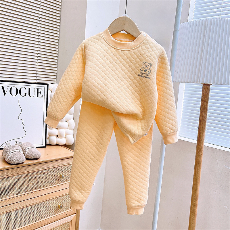 3겹 보온복-노란색