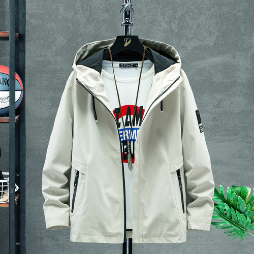 Jacket for Men Autumn and Winter Trend Brand Fashion Casual Outdoor Sports Windproof Top Coat Couples Hooded Jacket