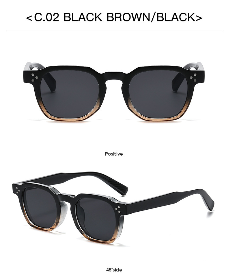 Jett 5169 new round frame mi nail glasses high-grade fashion sunglasses European and American cross-border sunglasses_voghion.com