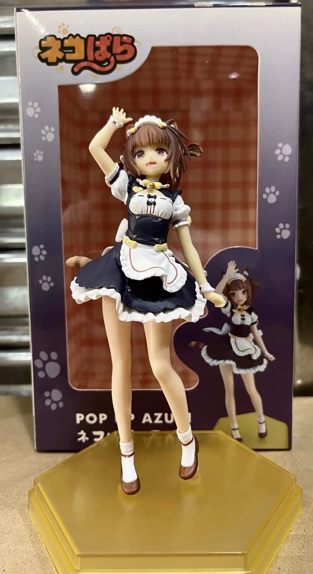 Фигурка Cat Niang Nekopara шоколад и ваниль, 20–22 см, в цветной коробке