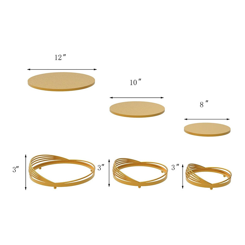Transfronterizos Amazon temu postre estante de exhibición bandeja de pastel estante de pastel diseño de cumpleaños