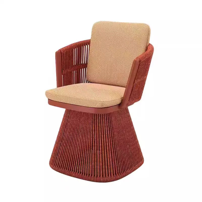 Sofá de patio al aire libre combinación villa jardín balcón al aire libre ocio silla de mimbre muebles de ratán al aire libre impermeable protección solar