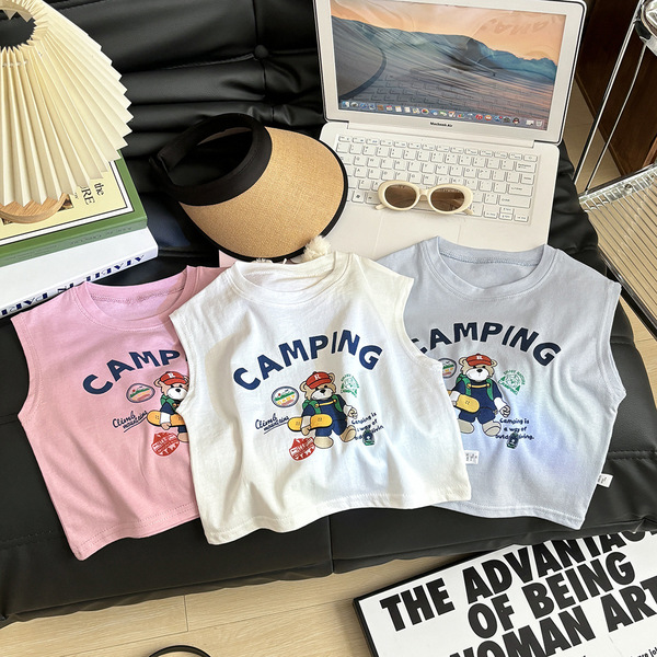 Children's summer thin cartoon T-shirt
