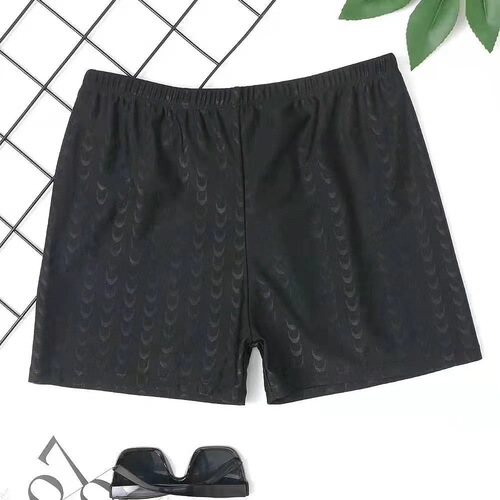 New men's swimming trunks, anti-embarrassing, breathable, high-waisted, conservative hot spring swimsuit, beach pants, casual shorts for hot spring bathing