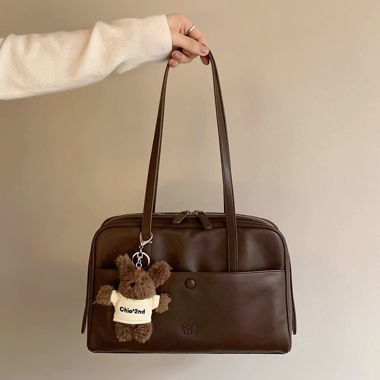 Bolso de almohada de plataforma de estilo Sur chio2nd Bach bolso de almohada para mujeres 2024 nuevo bolso de mano retro para viajar al trabajo