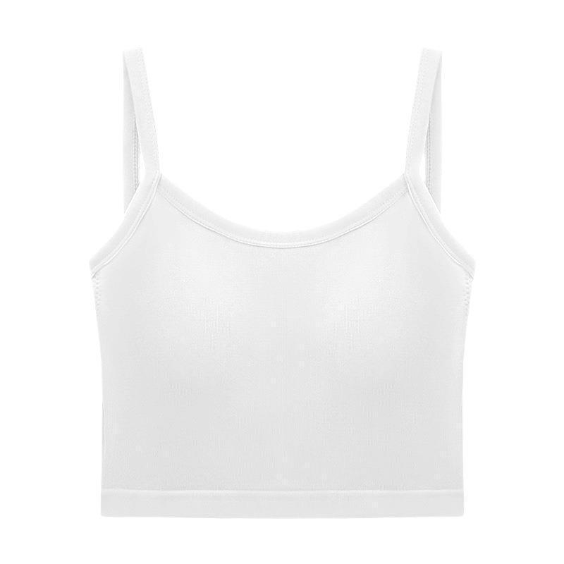 Belleza espalda camisola de las mujeres taza fija interior y exterior desgaste sexy Hot Girl backless camisola base tubo superior chaleco