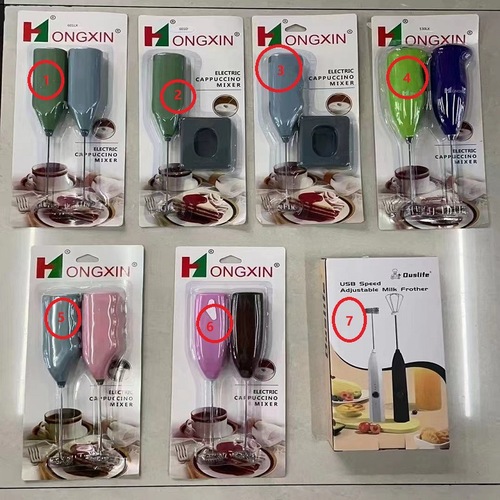 Home Kitchen Egg Coffee Milk Tea Rotary Blender Household Multifunctional Electric Handheld Blender Wholesale