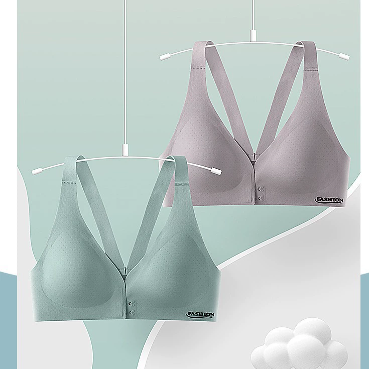 Underwear, push up bra, thin supporting latex wireless bra