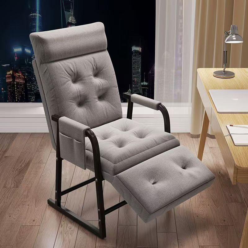 Folding Recliner Home Computer Chair Girls Bedroom Sedentary Makeup Chair Sofa Chair College Dormitory Study Chair