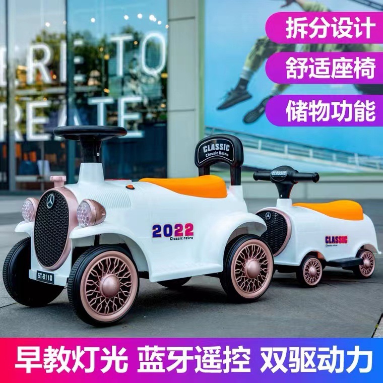 Nuevo tren directo para niños, juguetes eléctricos para bebés, tren eléctrico de doble tracción, coche de juguete para personas image 5