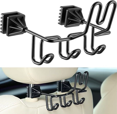 Car-Mounted Clothes Hanger, Car hanging - m-style-hanging-rack-with-three-hooks