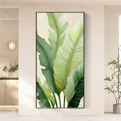 大家族のハイエンド玄関ホール装飾絵画ライト高級モダンシンプルリビングルーム廊下通路エンド吊り絵画