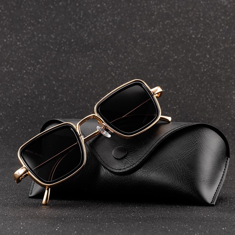 56g Weight Full Frame Glasses Structure Sunglasses Classification Classic Style Streetwear Square Ac UV400 Protection Square Full Frame Men's Sunglasses