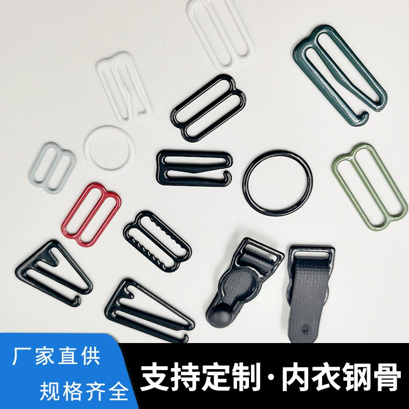 Фабрика в наличии оптом нейлоновый мешок пластиковая пряжка плечевой ремень Регулировка 089 Пряжка Бюстгальтер Нижнее белье Регулировка пряжки мешок крашение